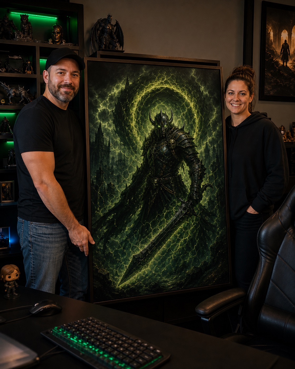 Fantasy wall art for a room
