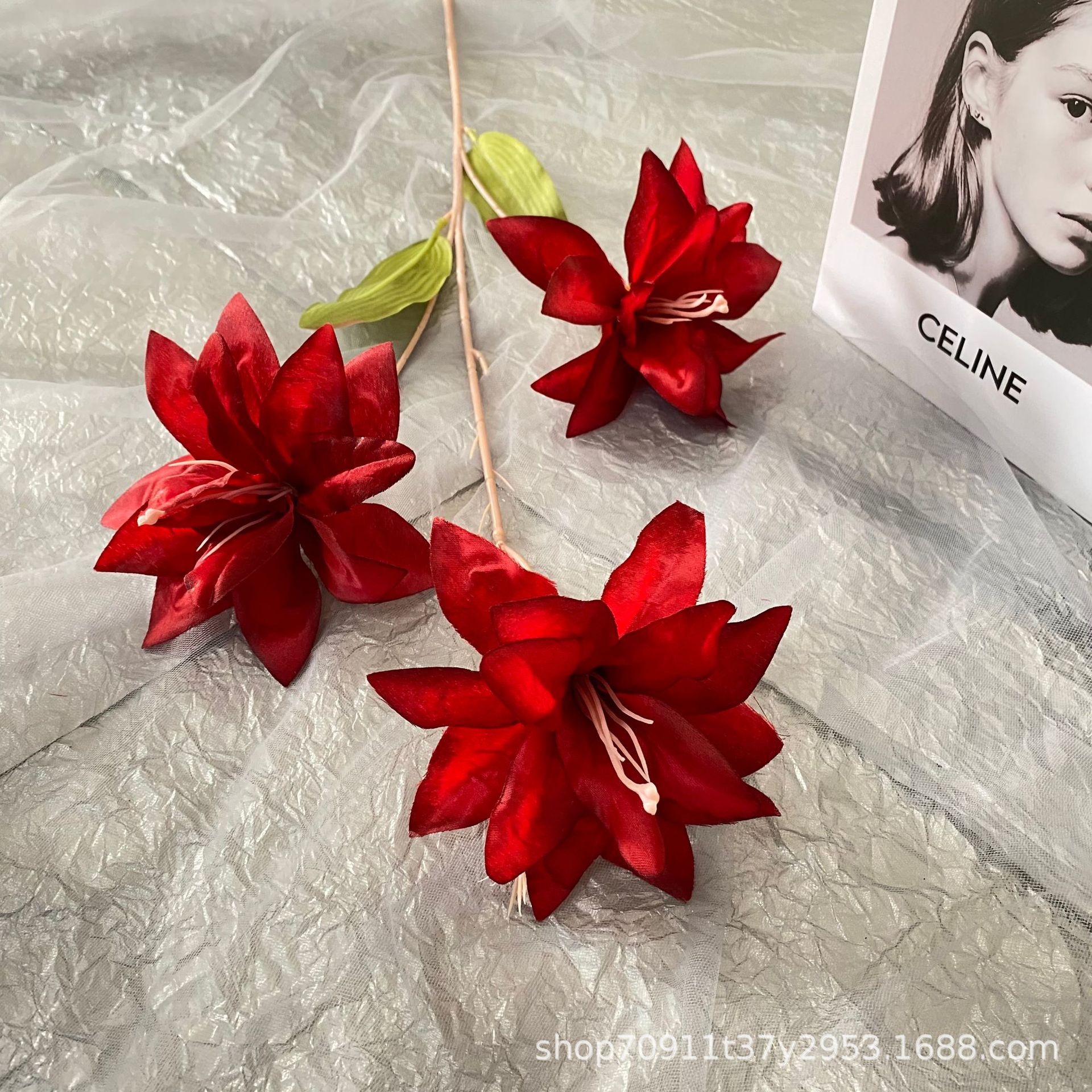 Handcrafted Luxe Faux Lily — image 2