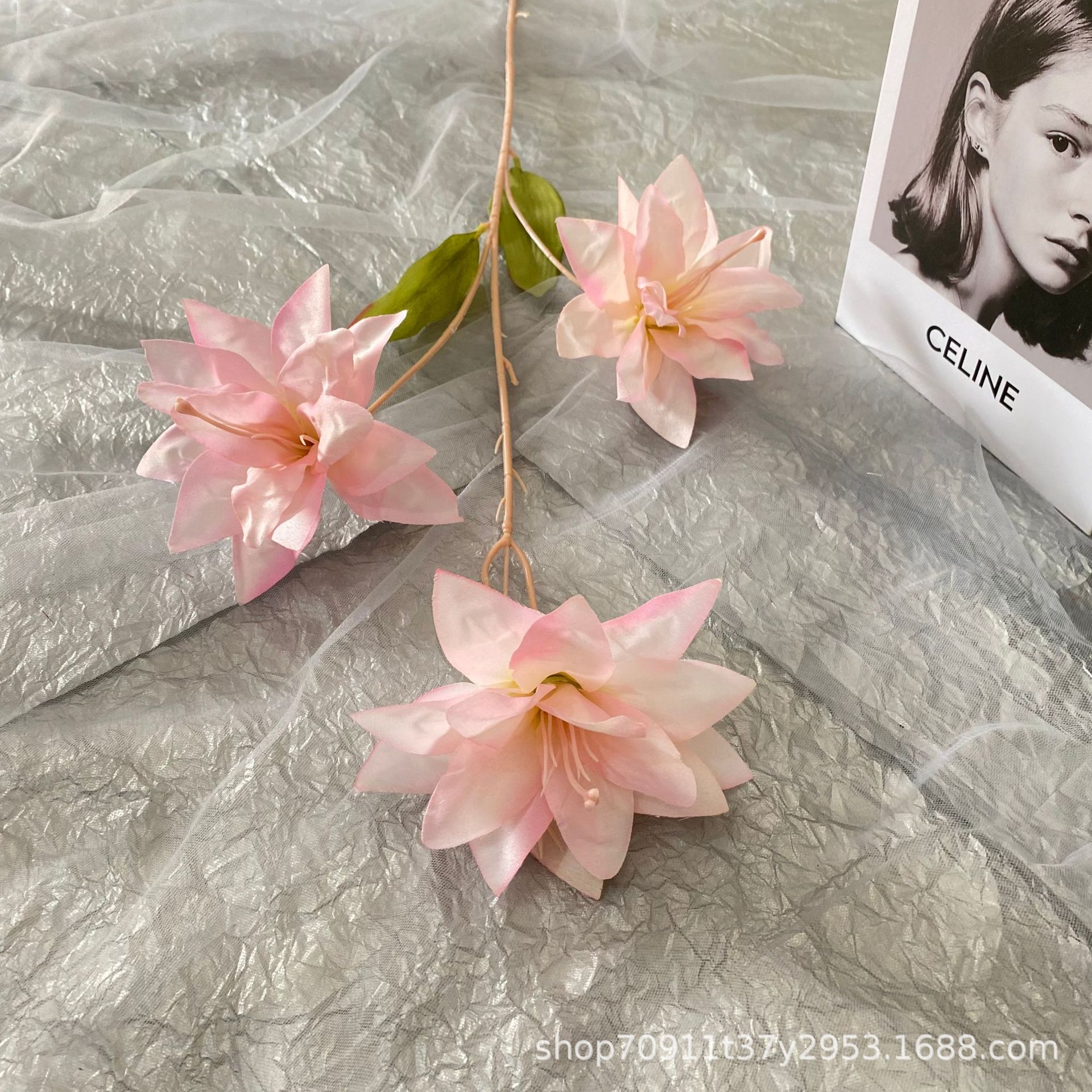 Handcrafted Luxe Faux Lily — image 3