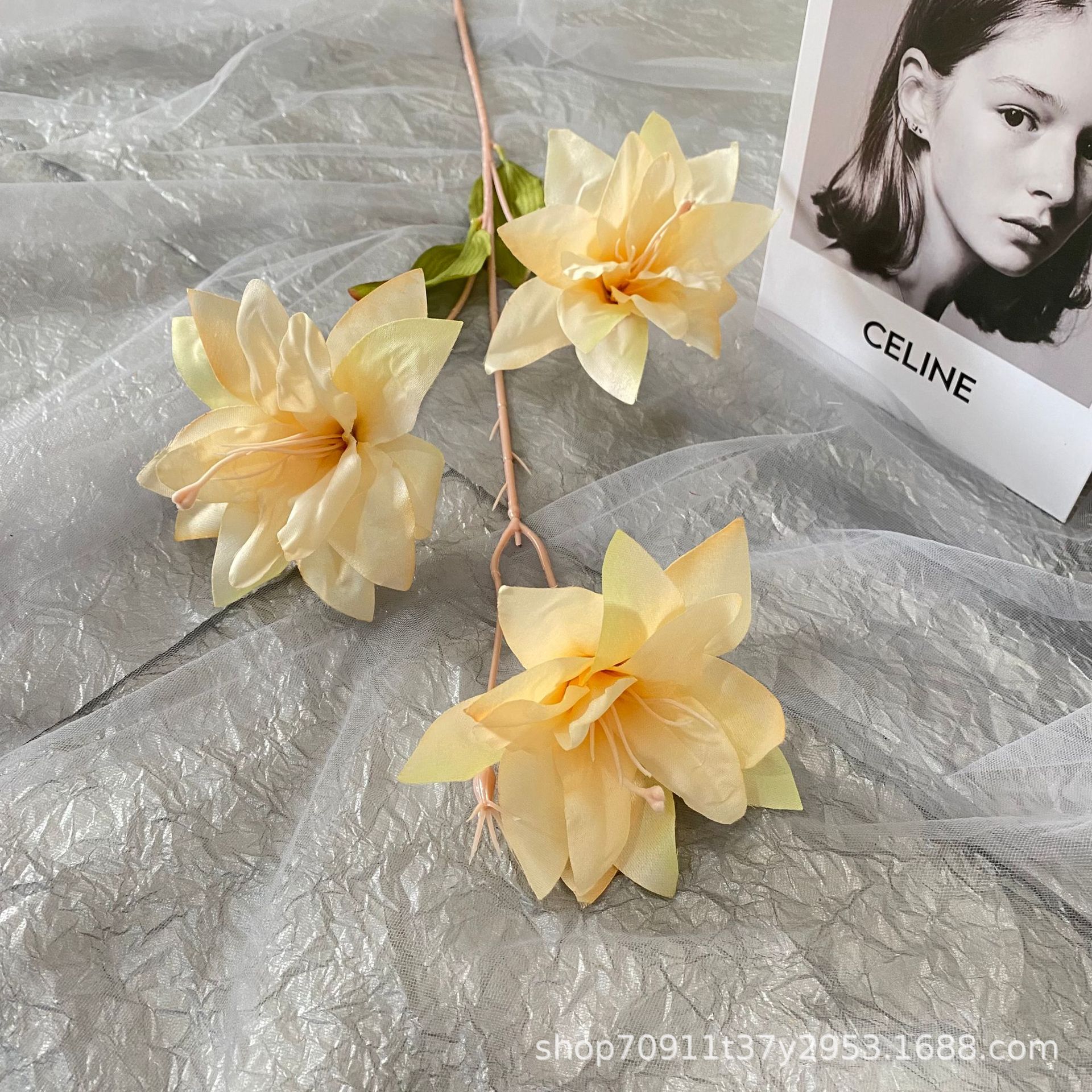 Handcrafted Luxe Faux Lily — image 4