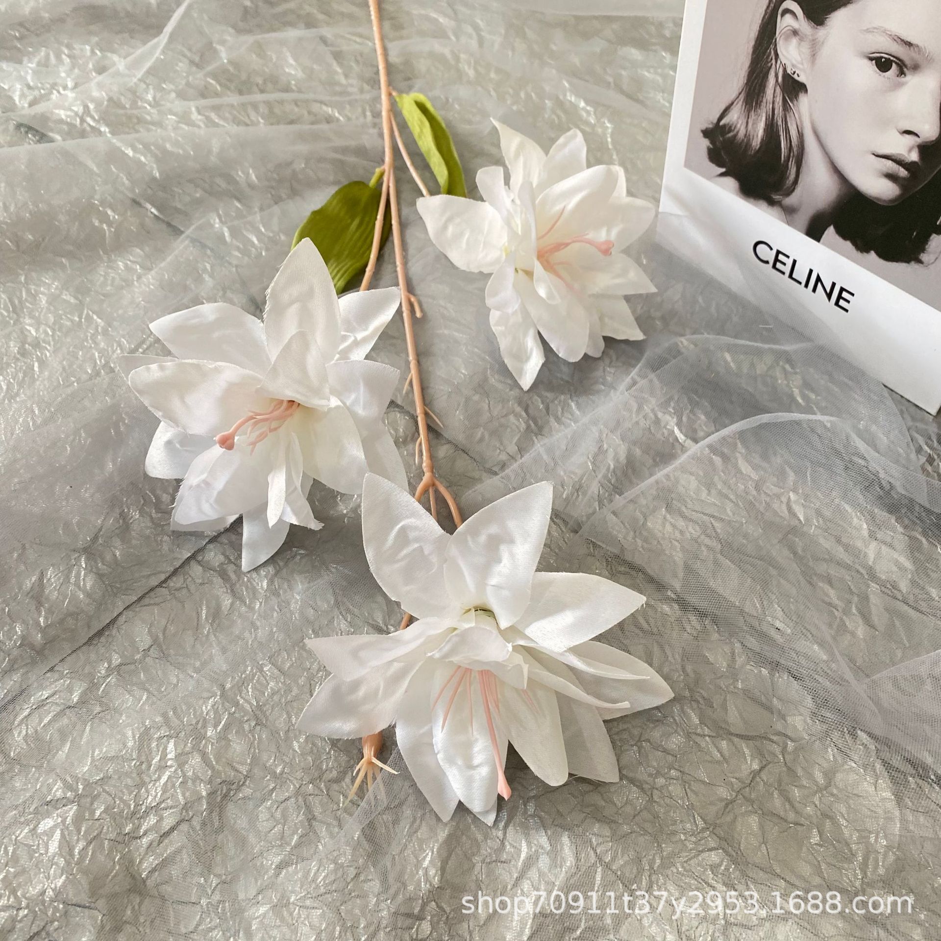 Handcrafted Luxe Faux Lily — image 5