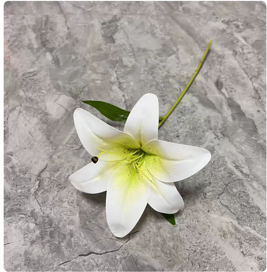 Artificial Lily Flower Stem &ndash; 9 Color Options — image 3