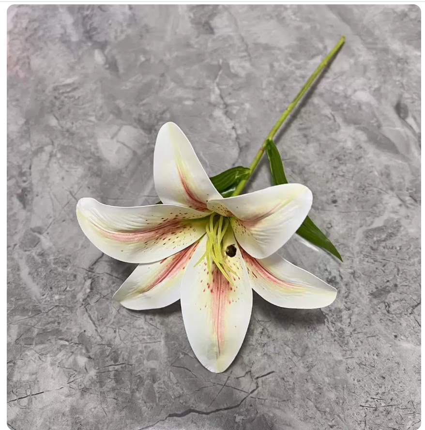 Artificial Lily Flower Stem &ndash; 9 Color Options — image 4