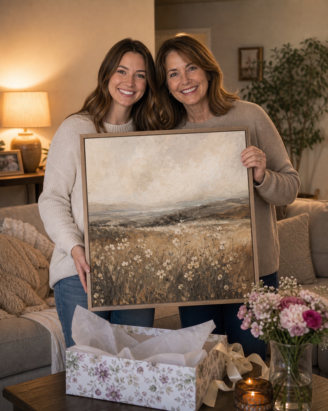 Wall art gift moment