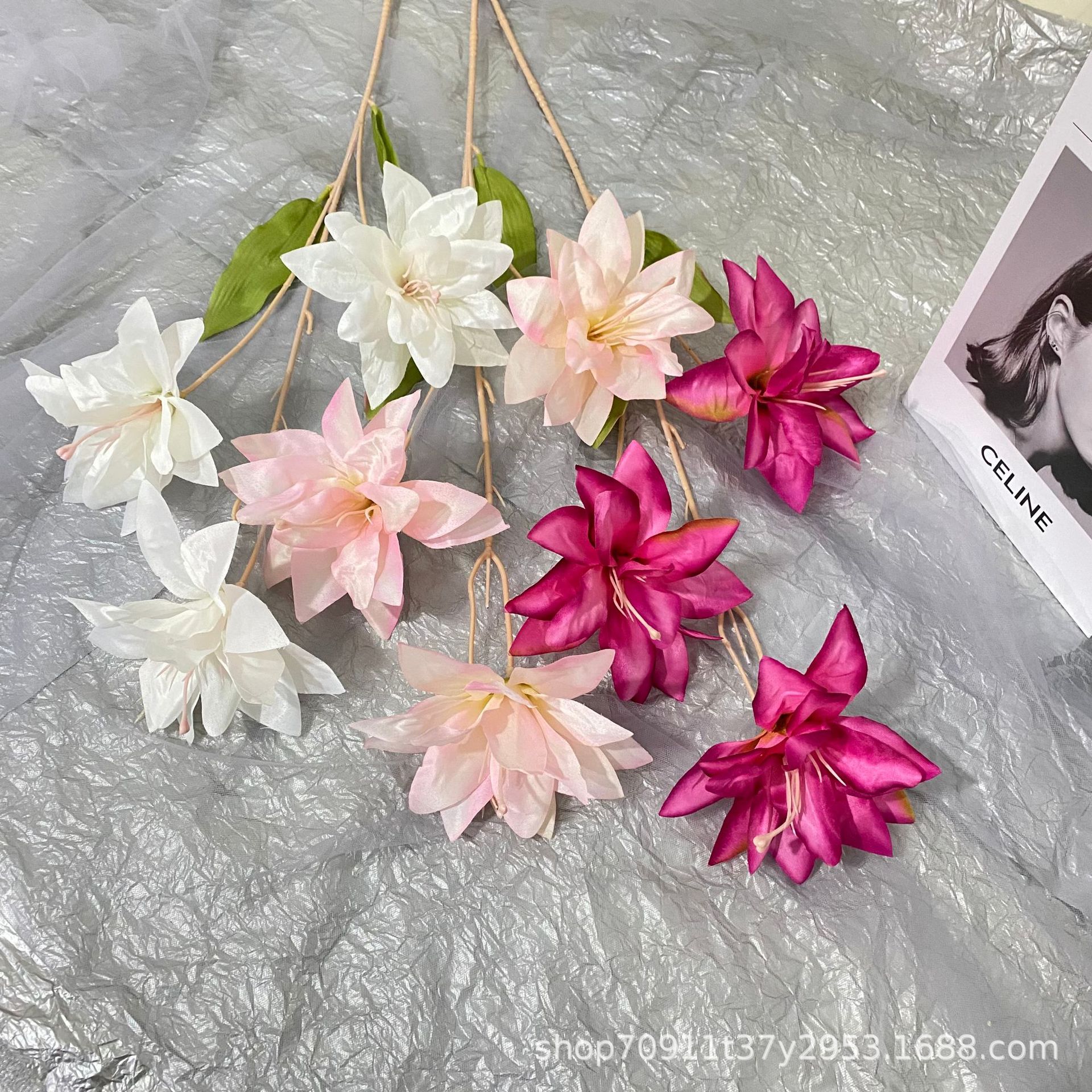 Handcrafted luxury faux lily