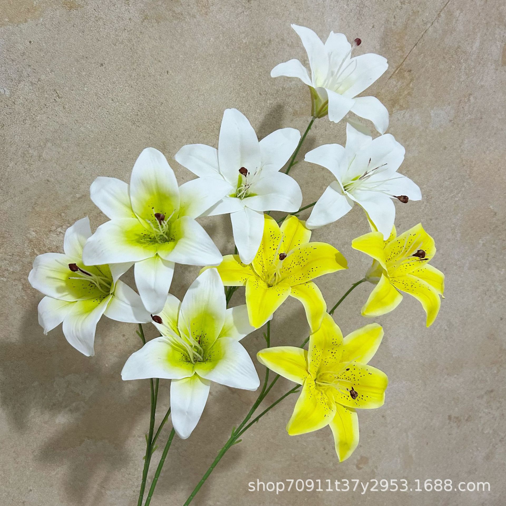 Classic faux lily stems